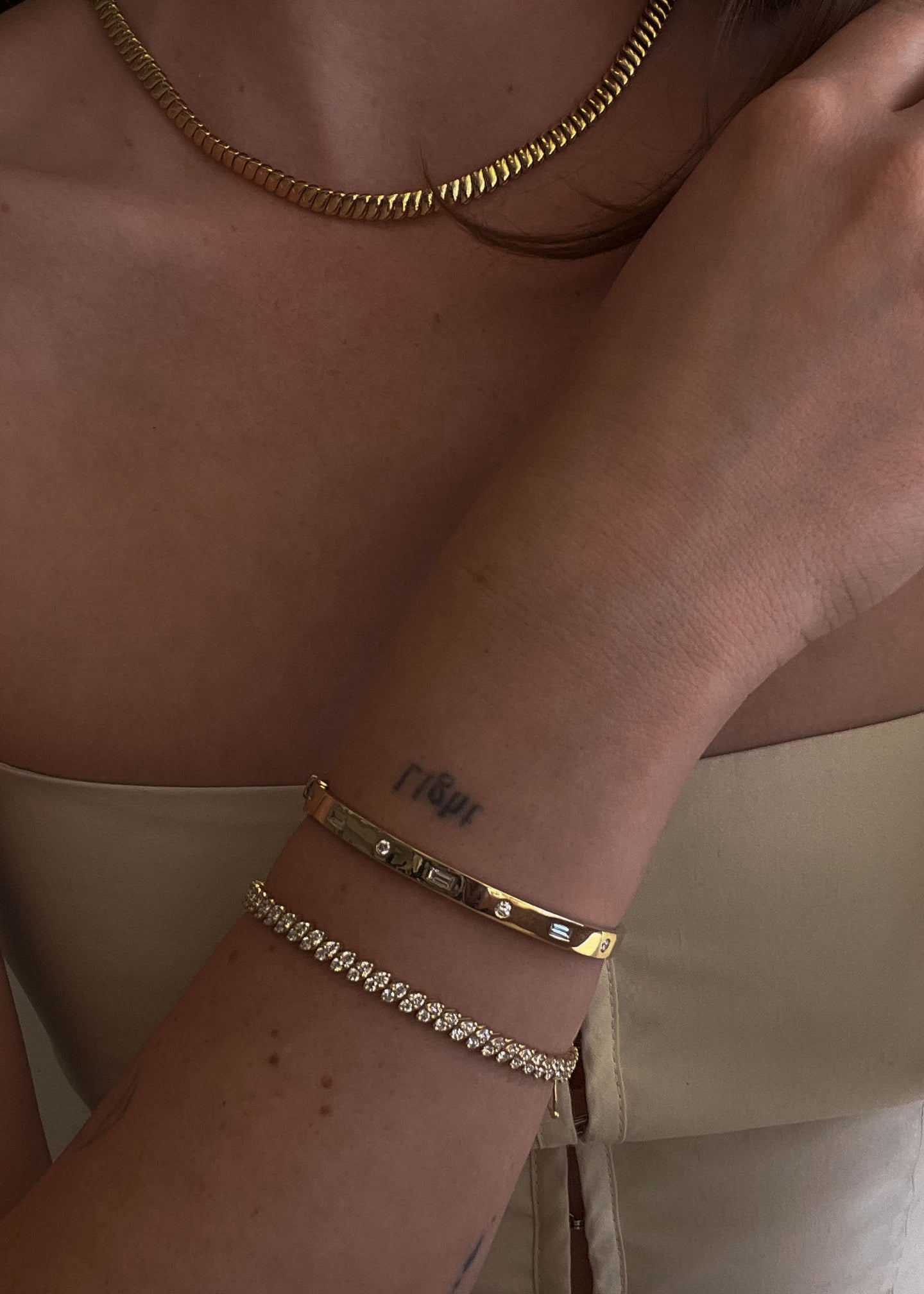 Tara bangle bracelet diamond